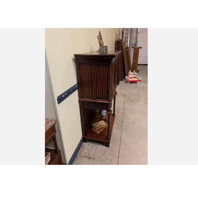 Antique Neo-Gothic Silver Cabinet, 1880 For Sale - Image 6 of 12