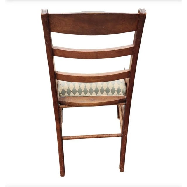 Brown Pair of Eastlake Victorian Reupholstered Mahogany Side Chairs, Circa 1890s - a Pair For Sale - Image 8 of 11