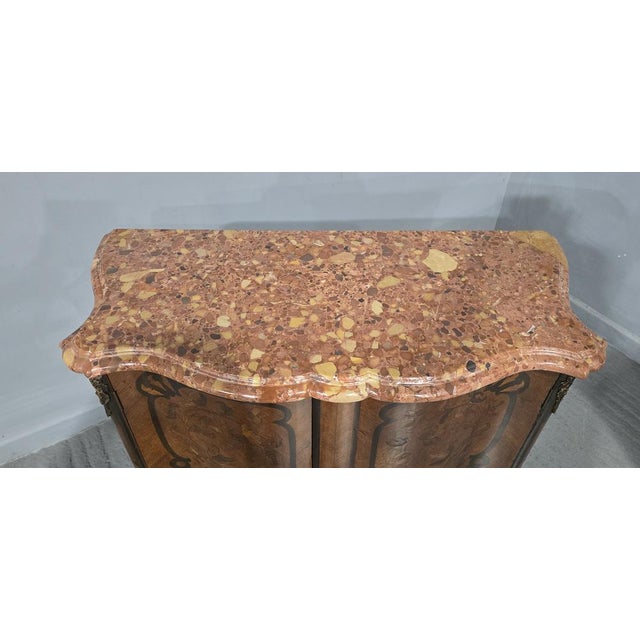 French Louis XV Marquetry Cabinet, 1880 For Sale - Image 13 of 17