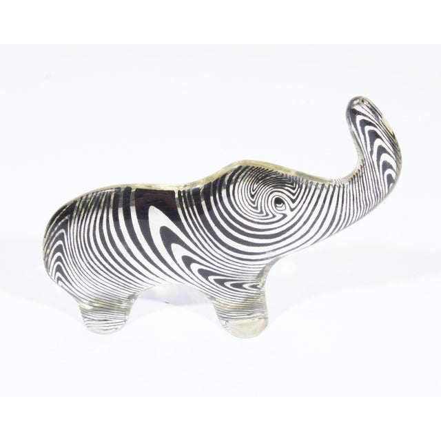 Abraham Palatnik Op Art Lucite Elephant Designed by Abraham Palatnik For Sale - Image 4 of 8