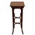 Wood Vienna Secession Bent Oak Pedestal Tall Side Table Plant Stand Attributed to Thonet For Sale - Image 7 of 8
