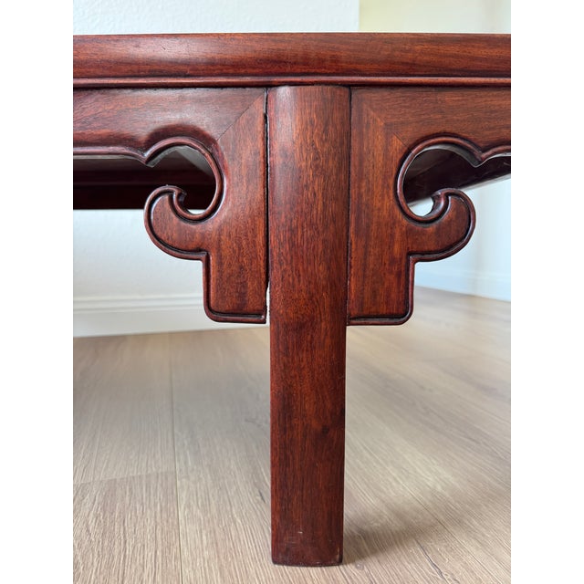 Vintage Asian Modern Solid Wood Coffee Table - Ming Style For Sale In San Diego - Image 6 of 9