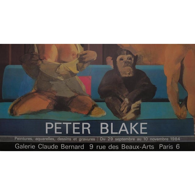 Nude Le Couple et Le Singe Poster after Peter Blake For Sale - Image 8 of 10