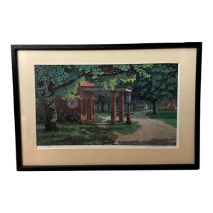 “Fillin’ Station” Ltd. Ed. S/N Lithograph (1983) by Jim Harrison