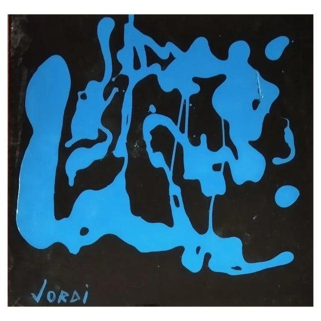 Jordi Mercade, Composition, 2000, Acrylic on Cardboard For Sale