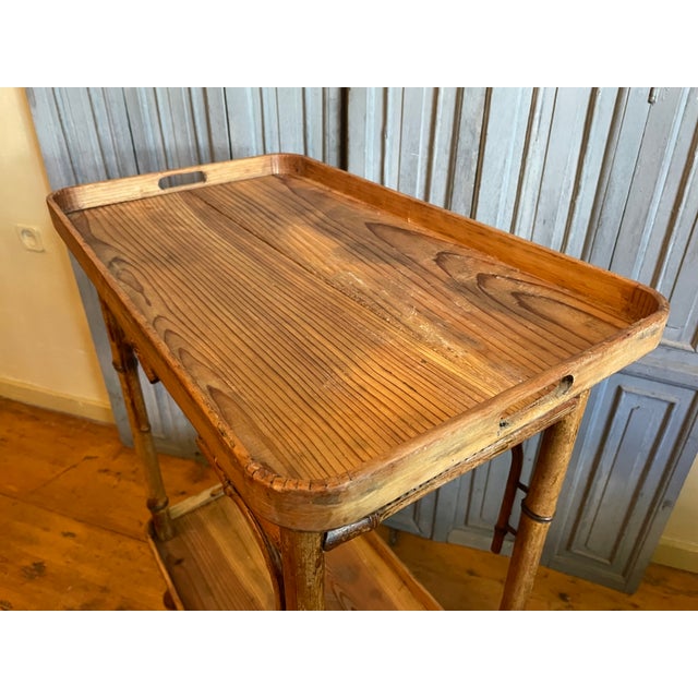 Antique Tea Trolley Table, 1890 For Sale - Image 11 of 18