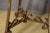 Beige Iron Pedestal Table with Marble Shelf, 1890s For Sale - Image 8 of 10