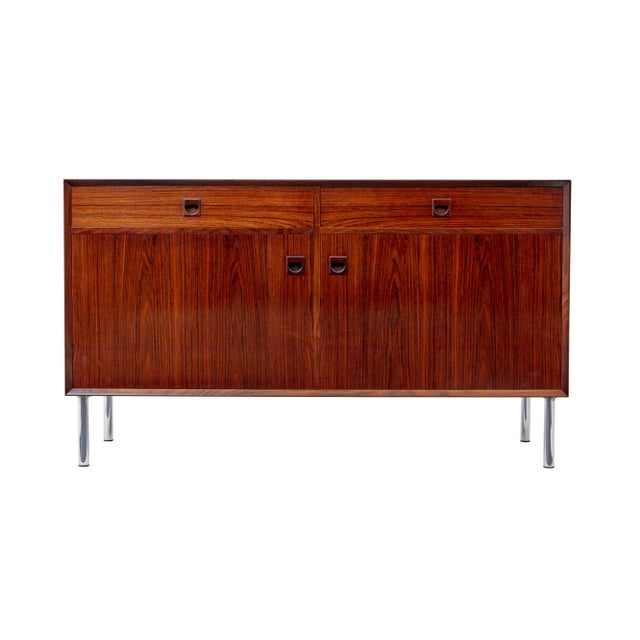 Mid century danish palisander buffet sideboard circa 1960. good quality palisander veneers used on this sideboard. 2...