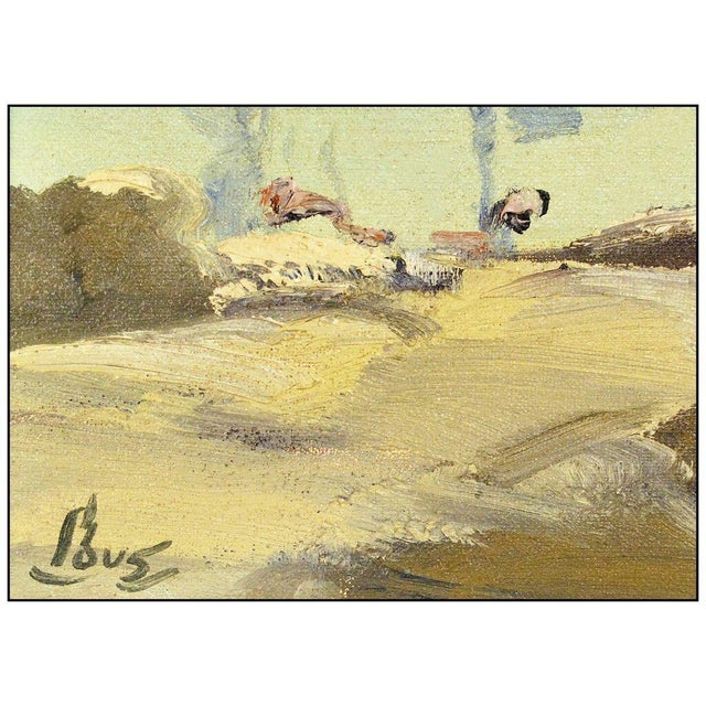 Impressionist Mid 20th Century Gloucester Harbor Morning, Ralph Love For Sale - Image 3 of 4