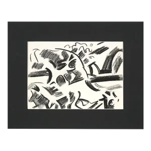 Mid Century Modern East Bay II Abstracted Landscape by Erle Loran