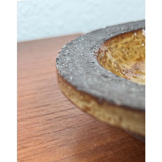 Mid-Century Modern Yellow Danish Studio Pottery Bowl from Michael Andersen Keramik, 1960s For Sale - Image 6 of 11