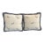 Two Decorative Pillows With Dragon Flies and Fringe For Sale