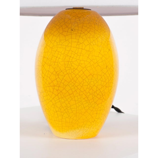 Vintage French Table Lamp in Ceramic, 1950 For Sale - Image 4 of 7