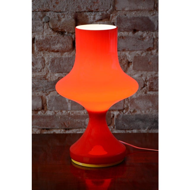 Mid-Century Modern Table Lamp in Tinted Glass by Štěpán Tabera, Czech, 1960s For Sale - Image 9 of 11
