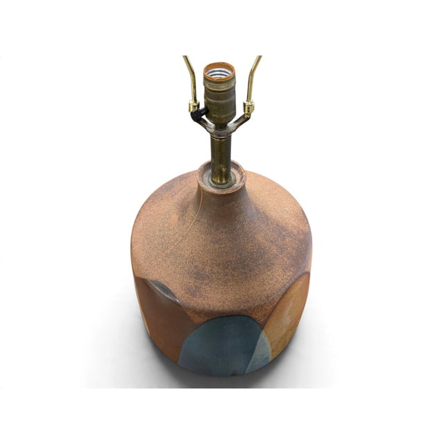 David Cressey Terracotta Table Lamp For Sale - Image 11 of 13