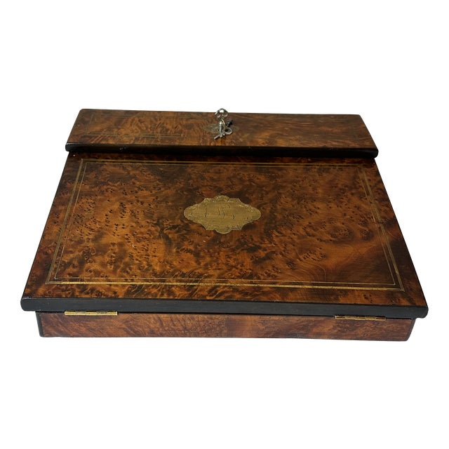 Napoleon III Secretariat in Burr Walnut, 1880 For Sale