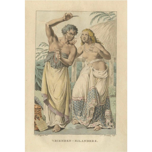 Kuyper, Friendly Islands, Hand-Colored Print, 1803 For Sale