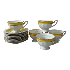 Rosenthal Bavarian Tea Cups & Saucers - 5 Cups/8 Saucers