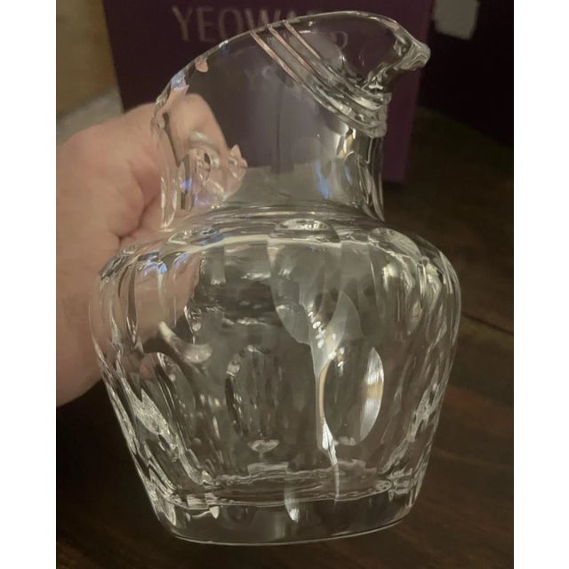 William Yeoward 1990s William Yeoward Crystal Olive/Cream Jug For Sale - Image 4 of 8