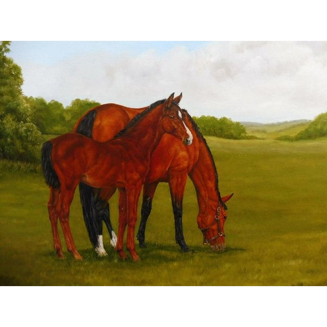 Wendy Cartwright, Mother and Foal, 2009, Oil on Canvas For Sale - Image 13 of 14