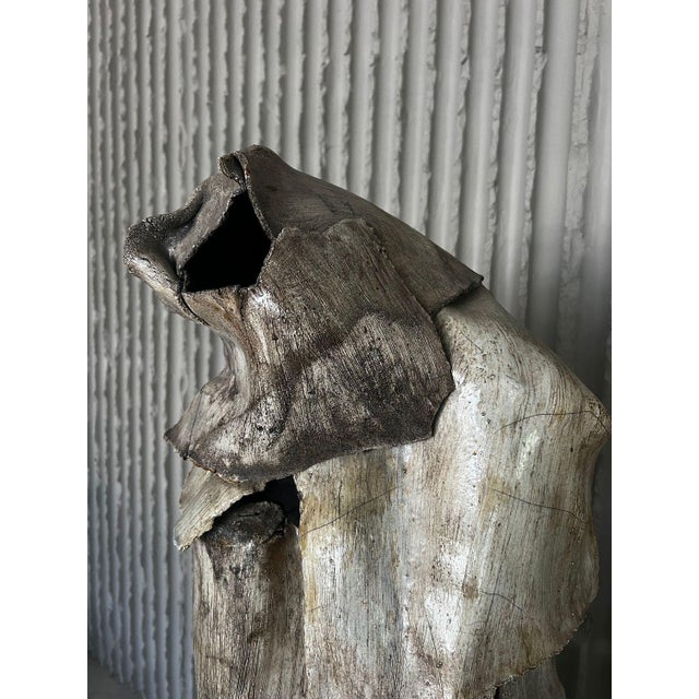 1970s Belgian School Artist, Large Sculpture of Seated Figure, 20th Century, Ceramic For Sale - Image 5 of 18