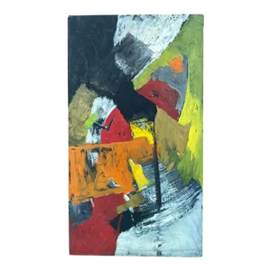 Pat Berger Abstract Oil Painting on Artist Board