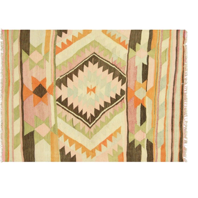 1950s Turkish Kilim For Sale