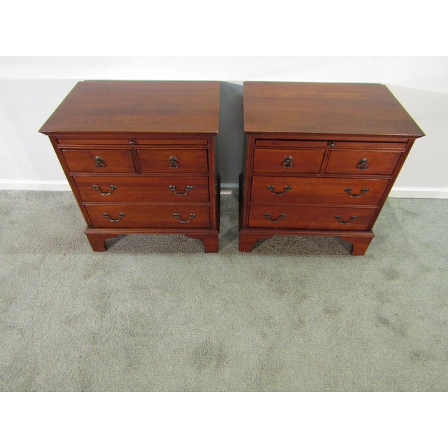 Lexington Furniture Lexington Bob Timberlake Solid Cherry Pair of Nightstands For Sale - Image 4 of 10