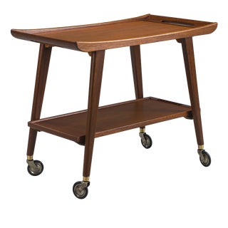 Mid-Century Modern German Bar Cart from Opal Möbel, 1960s For Sale