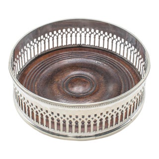 Large Diameter Antique Wine Bottle Coaster, English, Champagne Magnum, Jeroboam For Sale