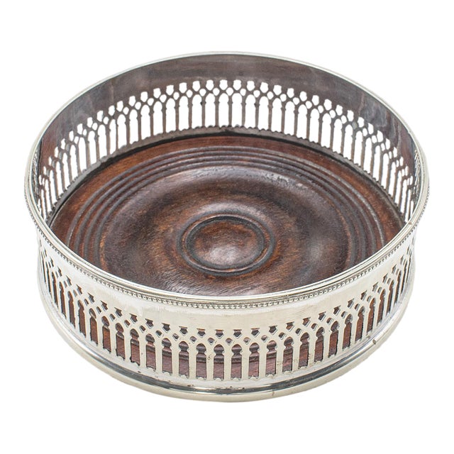 Large Diameter Antique Wine Bottle Coaster, English, Champagne Magnum, Jeroboam For Sale