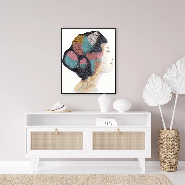 Black "Beyond the Border" Original Artwork by Alessandro Casetti For Sale - Image 8 of 10