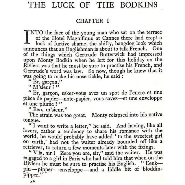 Paper "The Luck of the Bodkins" 1942 Wodehouse, p.g. For Sale - Image 7 of 7