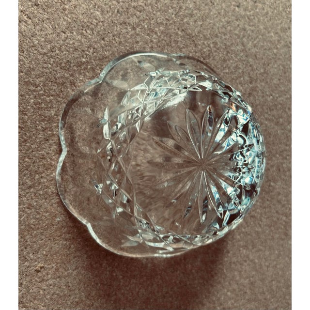 The Waterford Crystal Lismore Scalloped Bowl is handcrafted in Ireland by Waterford. Acid etched on bottom with Waterford...
