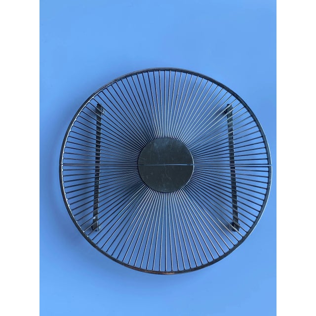 English Antique Meriden Britannia Silverplate Expandable Trivet Sunburst-Style Pattern For Sale - Image 3 of 8