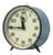 Vintage Light Blue Metal Alarm Clock, 1970s For Sale