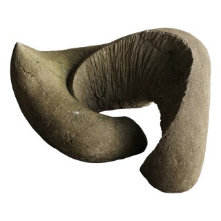 Unknown, Cast Concrete Abstract Garden Sculpture. 1970s, Concrete For Sale