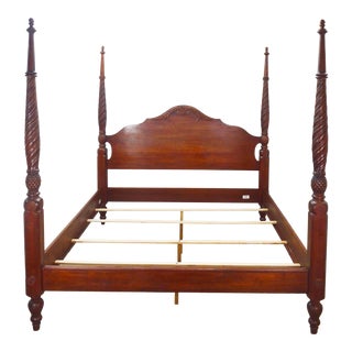 Ethan Allen King British Classics Poster Bed For Sale