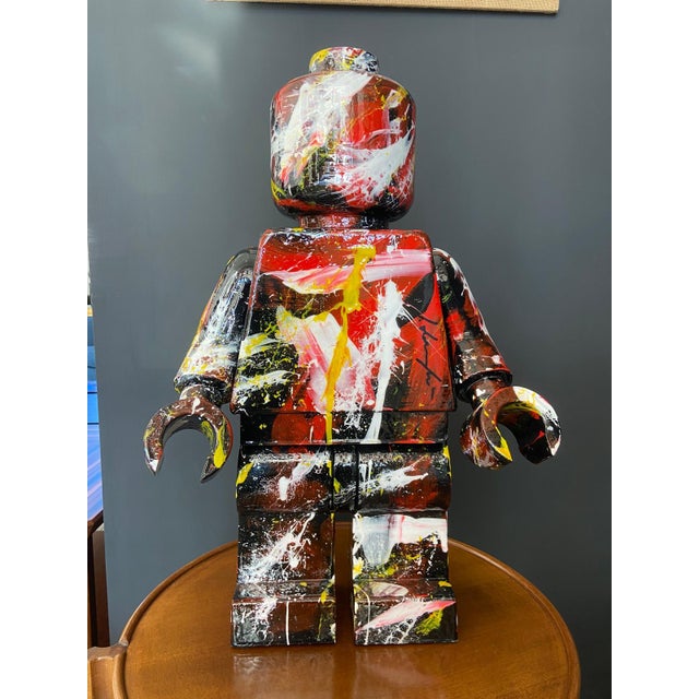 Resin Lego Man Silvio Formichetti, 2000s, in Flawless conditions. Designed from 2000 This piece has an attribution mark, I...