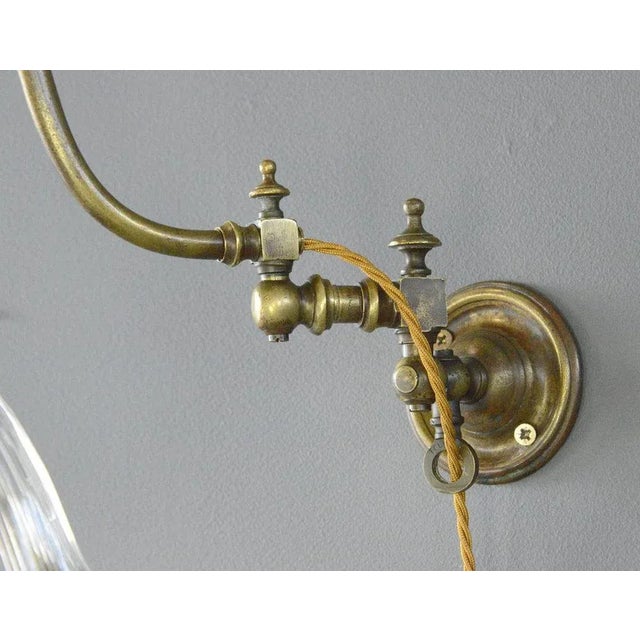 Articulated Wall Sconce by Holophane, 1890s For Sale - Image 6 of 10
