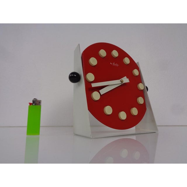 Adjustable Junghans Studio 2000 Pop Art Table Clock, 1970s For Sale - Image 6 of 17
