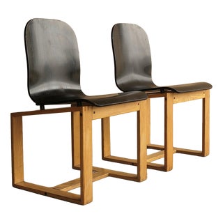 Rationalist Dining Chairs, Set of 2 For Sale