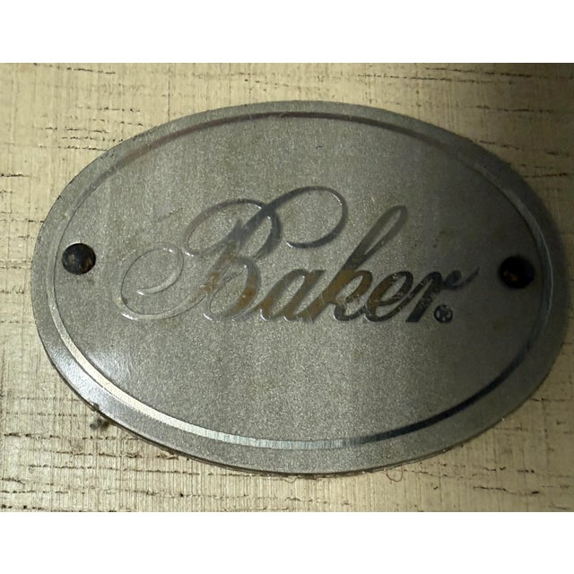 Chinoiserie Thomas Pheasant for Baker Vintage Bench With Tassels For Sale - Image 3 of 12