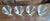Art Deco Liqueur Glasses from Gistl KG, 1930s, Set of 4 For Sale - Image 3 of 4