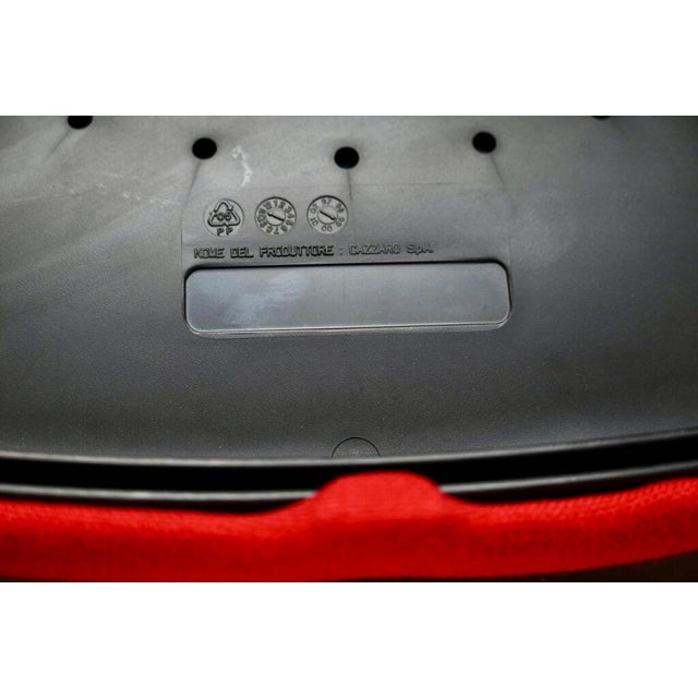 Red Office Chair by Cazzaro for Airborne, 1980s For Sale - Image 9 of 11