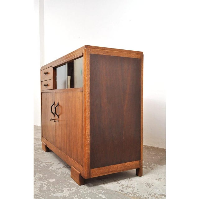 Wood Vintage Art Deco Cabinet in Oak, 1920s For Sale - Image 7 of 15