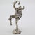 1970s Vintage Italian Handmade Silver Pulcinella Commedia dell'Arte Figurine, 1970s For Sale - Image 5 of 10