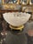 The Vintage French Rock Crystal Bowl on Giltwood Stand is a stunning piece that adds a touch of elegance to any room. A...