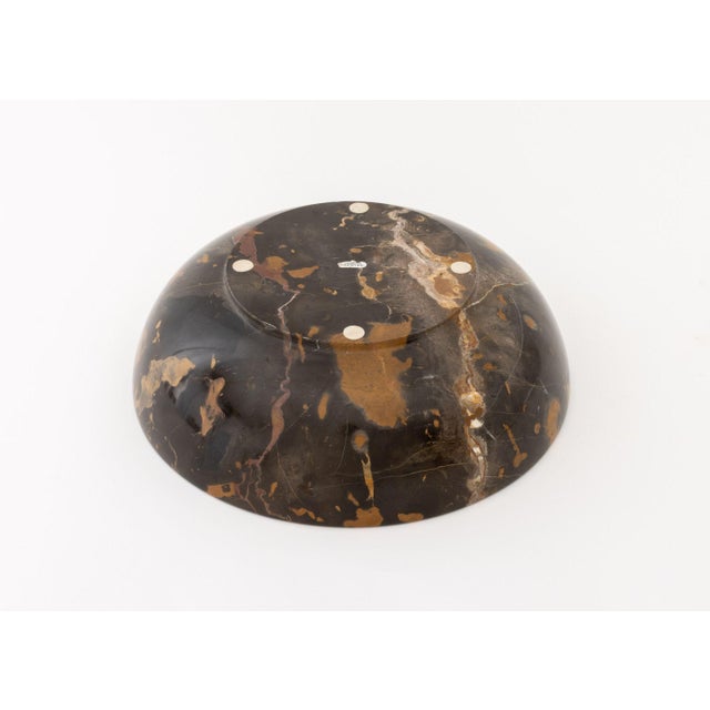 Black Marble Centerpiece Bowls, Pair For Sale - Image 8 of 9