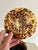 Hand-blown glass rimmed bowl in a tortoise shell motif/leopard print in like new condition. Each bowl is unique, with a...
